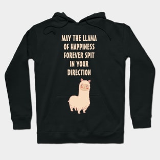 May The Llama Of Happiness Cute Chibi Animal Hoodie